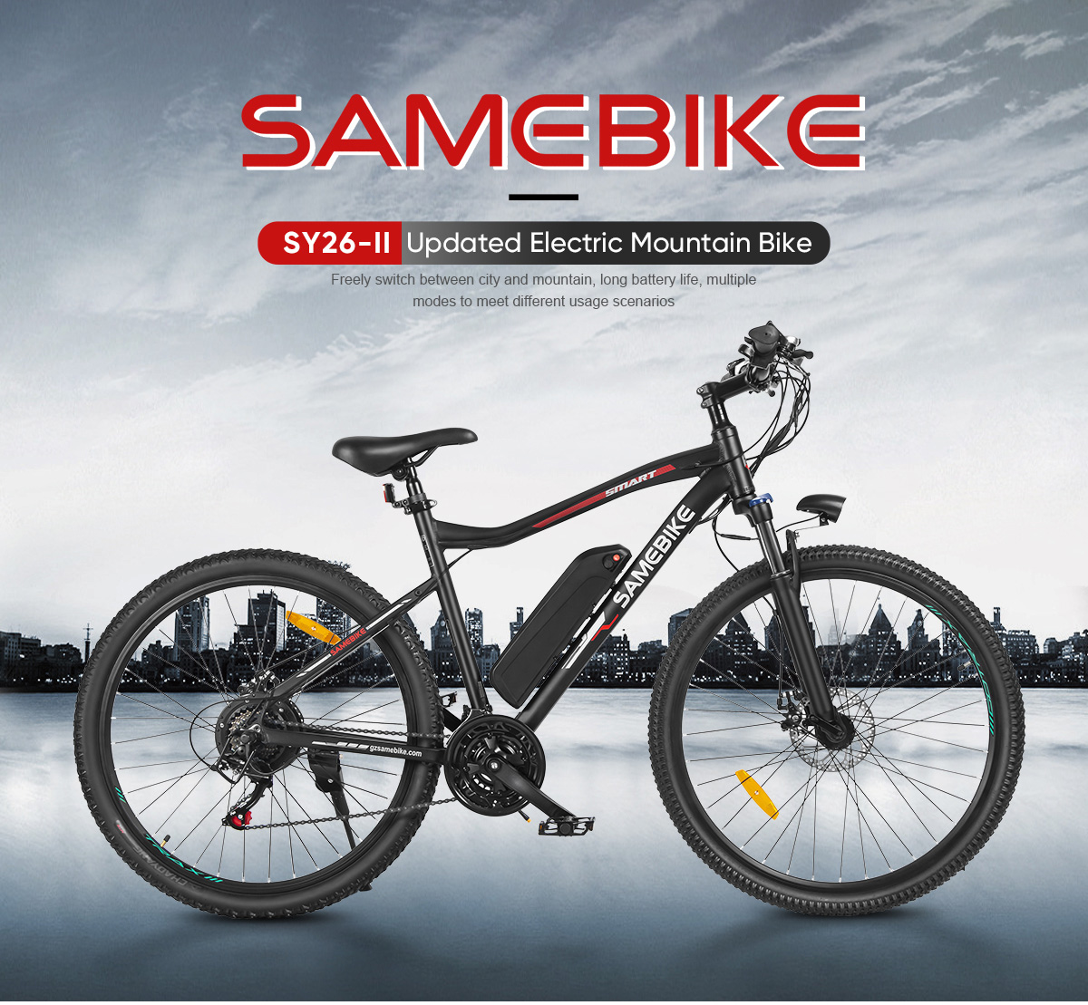 SAMEBIKE elektromos kerékpár SY26-II